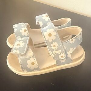 See Kai Run Light Blue Daisy Sandals